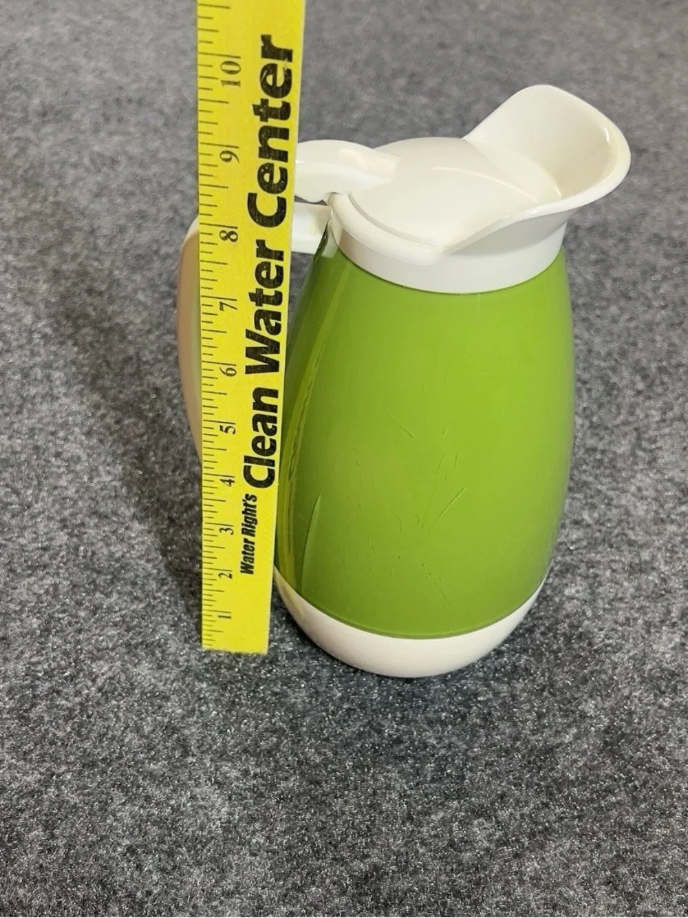 Vintage Thermo-Serv West Bend Avocado Green Coffee Carafe Pitcher MCM USA